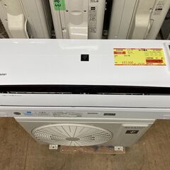 K05546　中古エアコン シャープ 2021年製 主に6畳用 冷房能力 2.2KW / 暖房能力 2.5KW