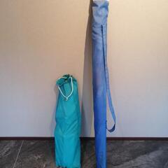 ビーチパラソル　固定道具付きの画像