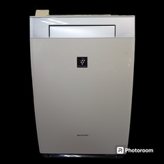 (中古)SHARP 加湿空気清浄機 KI-EX55-W