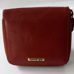 イタリア購入　オレンジ色　財布