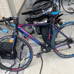 パンサークロスバイク、自転車、ブルー