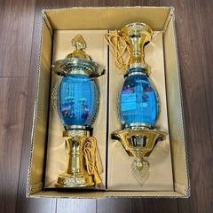 水明灯 2号 ゴールドブルー お盆の画像