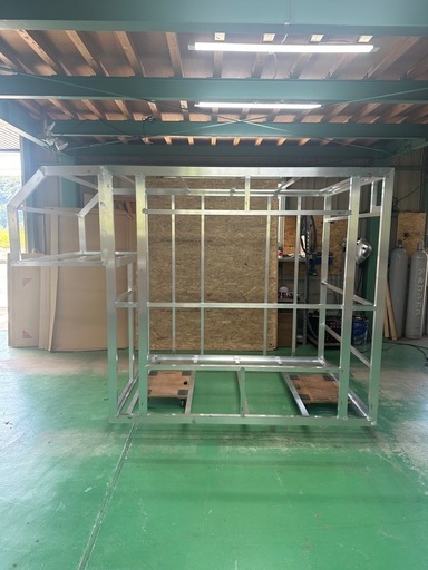 キッチンカーシェルBOX フレームのみ