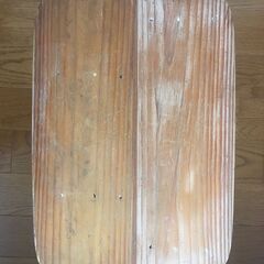 木製 折り畳み椅子 / サイドテーブルの画像