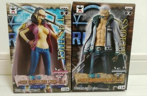 GRANDLINE MEN　スモーカー　GRANDLINE LADY　たしぎ　 ワンピース フィギュア　グラメン