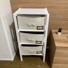 ラック◎ホワイト　3段