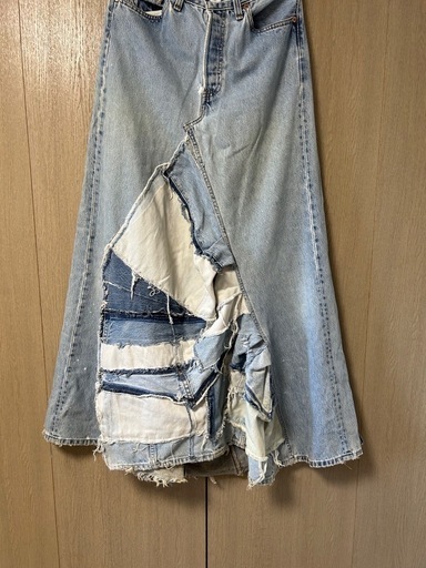 リメイク デニム スカート LEVI’S501
