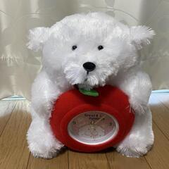 犬？のぬいぐるみ時計