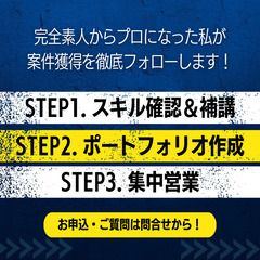 【たった一日】駆け出し動画編集者のための案件獲得会の画像