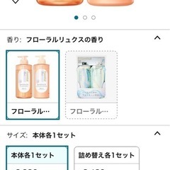 【取引中】エッセンシャル  シャンプー/コンディショナーセットの画像