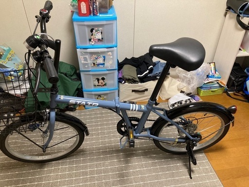 6段変則付き折畳み自転車す