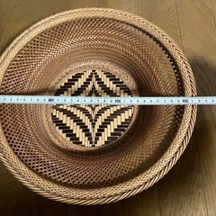 竹籠　籠　果物入れ　菓子入れの画像
