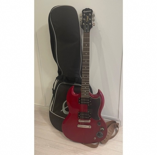 エレキギター　エピフォン　スタンド付き