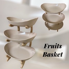 【取引済】(3点)フルーツバスケット、スパイス棚、スピーカー