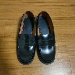 黒ローファー 24.5cm3E
