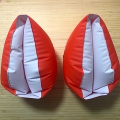 子供用 腕用浮き具オレンジ　両腕２個 の画像