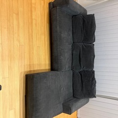 三人掛け　カウチソファーの画像