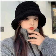 ボア バケットハット ブラック 1点の画像