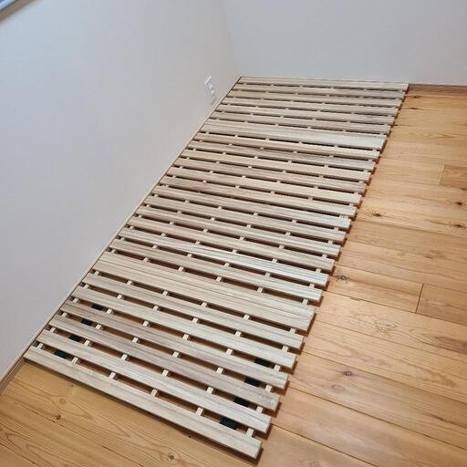 すのこベッド 折りたたみ(シングル)タンスのゲン