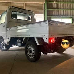 ご成約　長崎市発 車検1年あり 7万キロ代 スバル サンバー トラック 農道のポルシェ 5MT パートタイム4WD!!の画像
