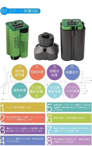 電動リール用バッテリー7000mAh
