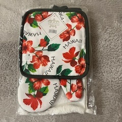 新品未使用 Hawaii 鍋敷き・ミトン・タオル3点セット