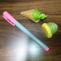 抹茶スイーツのマグネットの画像