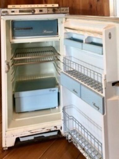 HITACHI R-105K 日立冷蔵庫 昭和レトロ 動作確認済み