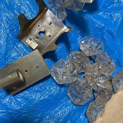 決まりました、ガラス製薔薇柄デザインの壁掛け照明　骨董品2点限りの画像