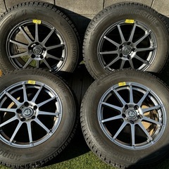 17インチ スタッドレスタイヤセット 225/65R17 225⁄65R17 17インチ スタッドレスタイヤ ホイール4本セット