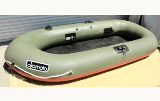 okamoto　ゴムボート　長さ270㎝　海　川　アウトドア　釣り　マリンスポーツ　水遊び　ボート　レジャー　旅行　キャンプ　アウトドア