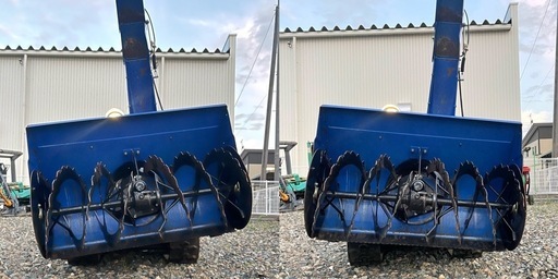岩手 ヤマハ 除雪機 YS1390AR セル始動 13馬力 オーガローリング 作業
