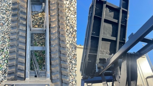 石材用運搬機クローラ、リフト、ダンプ 岩手 アテックス xs750石材 運搬車 クローラ 運搬車 リフト