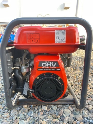 岩手　クボタ 発電機 HA2200 単相 100V 周波数 50Hz ガソリン エンジン リコイル 災害 停電 防災 農作業 東北 中古 岩手 クボタ 発電機 HA2200 単相 100V 周波数 50Hz ガソリン エンジン