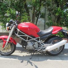 ドゥカティ　モンスター400ie 実働中古車　エンジン実働　車検付き(令和8年7月まで)　バッテリー新品　タイヤバリ山　車検証付きの画像