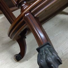 激安処分　猫足　輸入家具　アンティーク　テーブル　リビングテーブ...