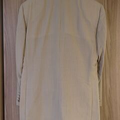 夏用メンズスーツ上下(ベージュ)の画像