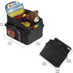 【新品未使用】  収納BOX 車載ボックス 仕切り調節 折りたた...