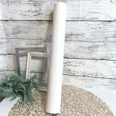 【新品未使用】壁紙シール 白 リメイクシート ホワイト 40cm×5m DIY 模様替えの画像