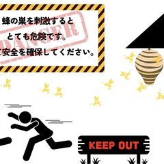 【蜂の巣駆除&予防】明朗会計で安心！🐝8,888円~🐝  宮城県内&一関市対応。空きがあれば即日駆除も可能！先ずはお問い合わせください。 - 石巻市