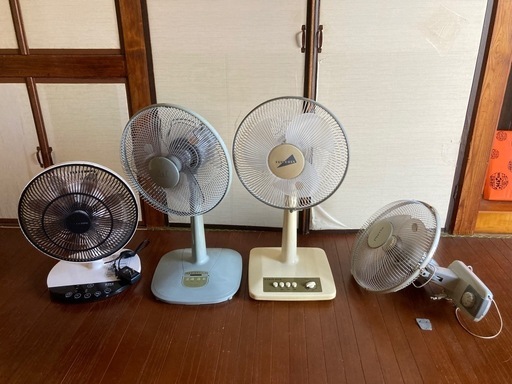 ⭐️決まりました⭐️扇風機　4台セット　全品稼働品です