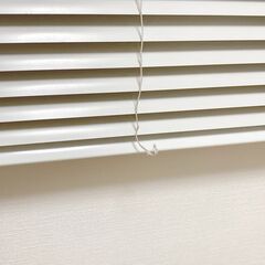 ブラインド カーテン ホワイト 白の画像