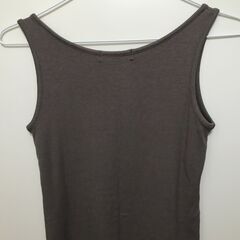 新品　タグ付き　Angouleme アングレーム タンクトップ　チャコールグレ　茶　Mサイズ　の画像