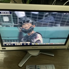 ⭐️SHARP液晶テレビ　20インチ　バッチリ写ります⭐️の画像