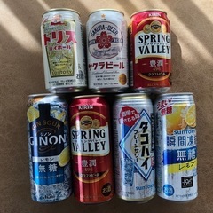 【譲渡完了】ビール・サワー各種7本