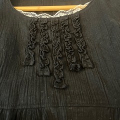マタニティワンピース　黒の画像