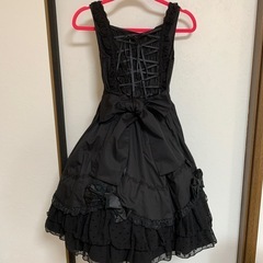 ゴスロリワンピース黒（BODYLINE）の画像
