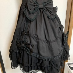 ゴスロリワンピース黒（BODYLINE）の画像