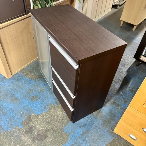 ?激安‼️キッチン収納食器棚幅80cm?A0045