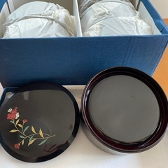 塗り蓋付き器　5客セットの画像